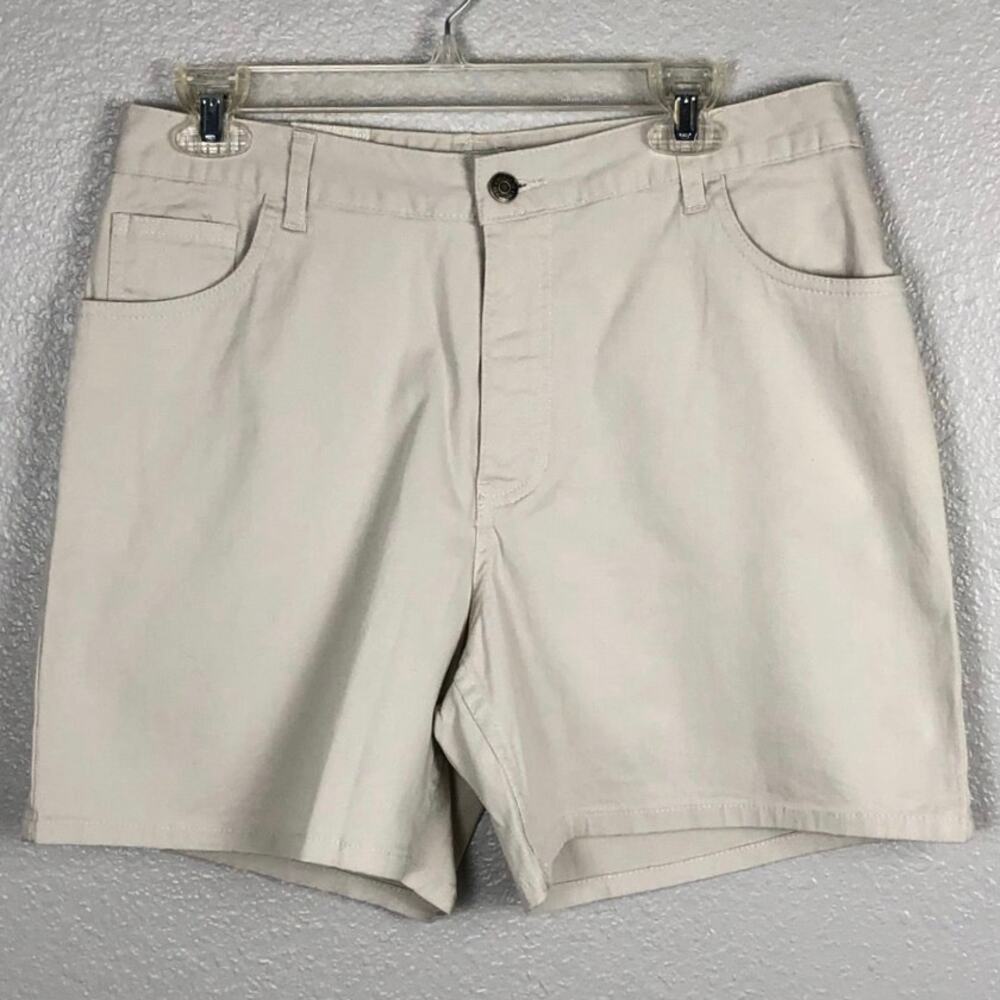 NWT Cherokee Size 10 Women’s Khaki Tan Brown Shorts w Pockets Preppy Y2K Style